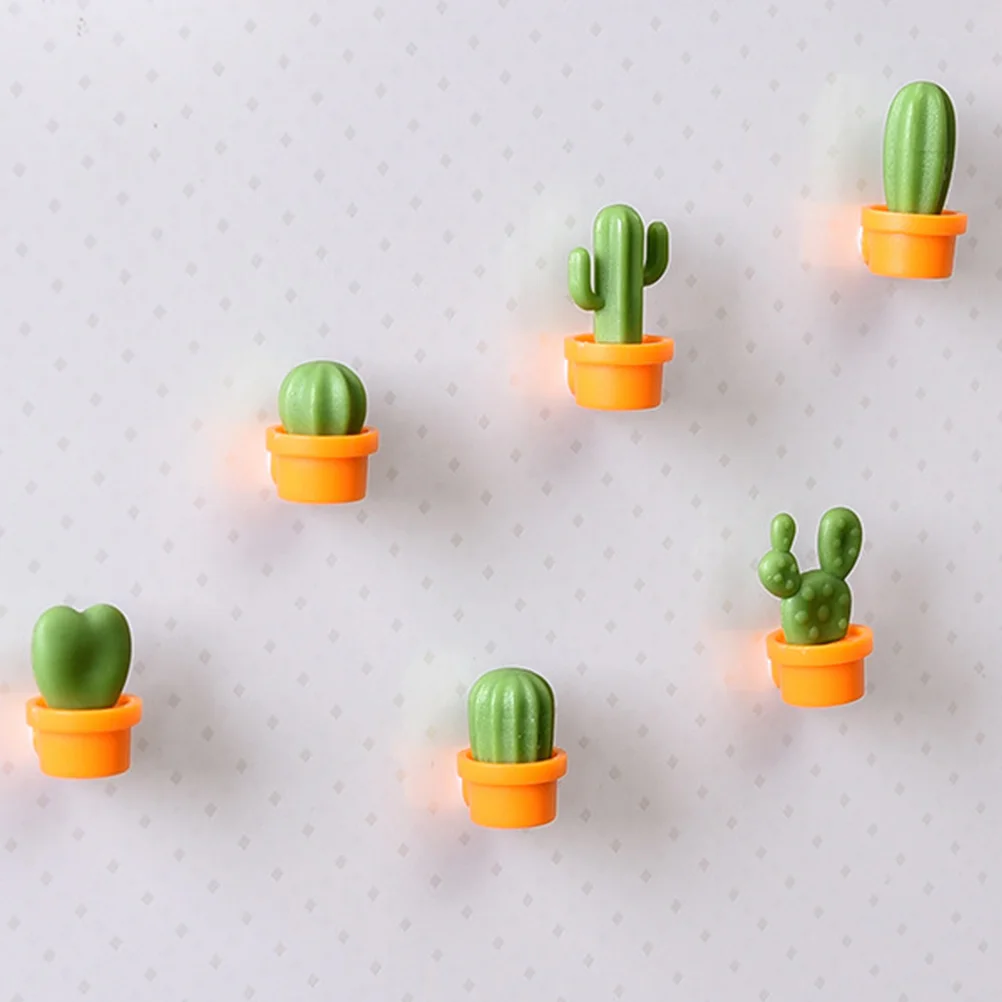 

6pcs Fridge Magnets Lovely Portable Fridge Decoration for Refrigerator Office Home Home decor