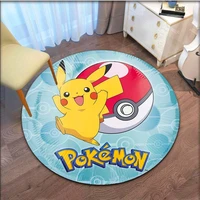 pokemon anime dekoration teppich nette pet muster runde teppich wohnkultur anti slip runde bereich teppich schlafzimmer stuhl