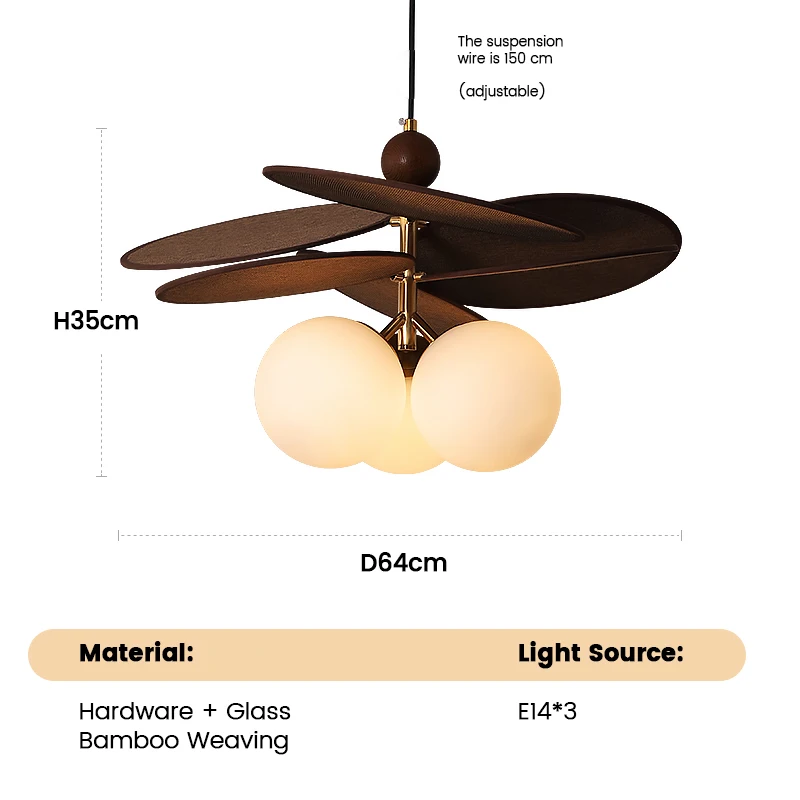 

Винтажный подвесной светильник NORMICHY