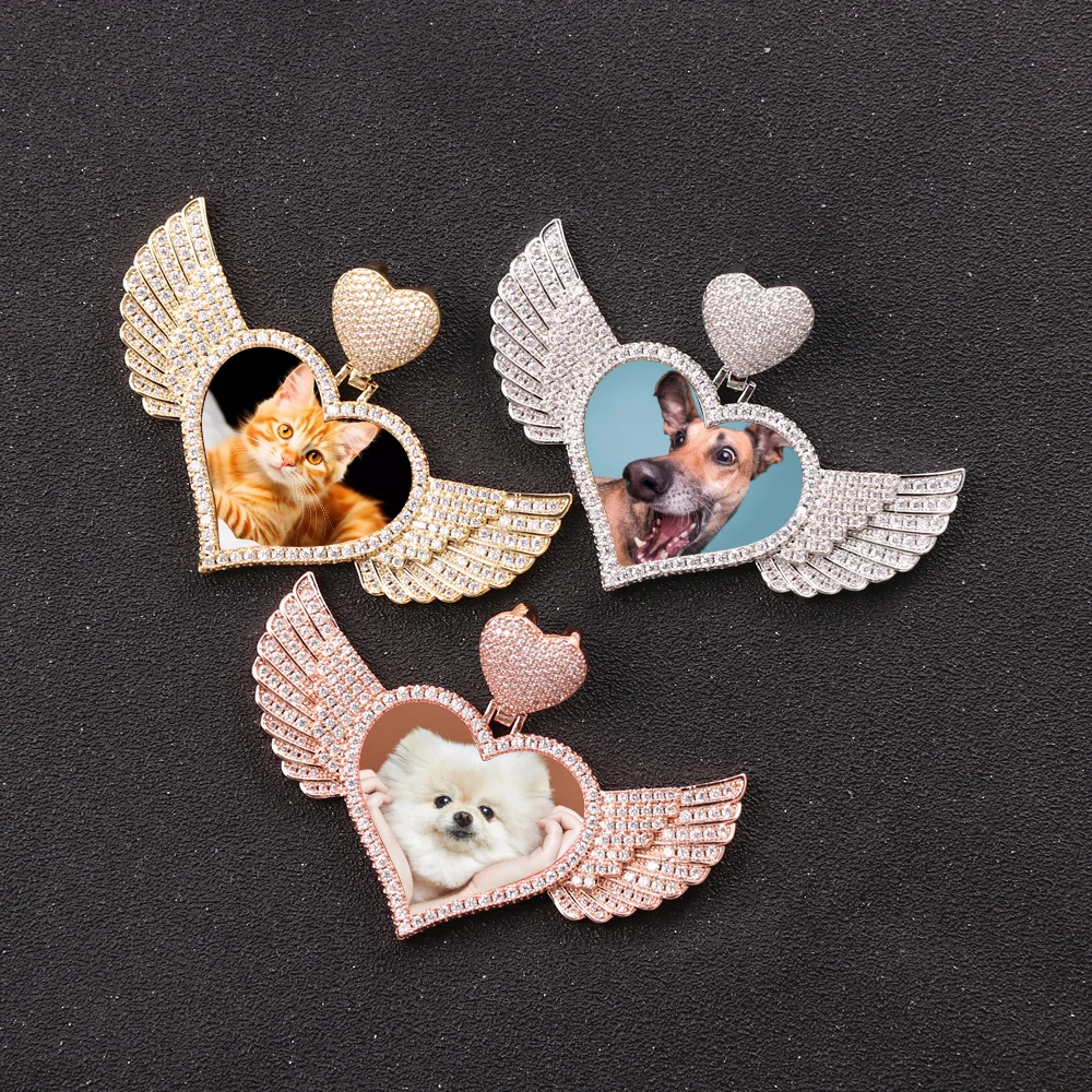 Цепочка с подвеской в стиле хип-хоп Ювелирное Украшение кулоном виде сердца