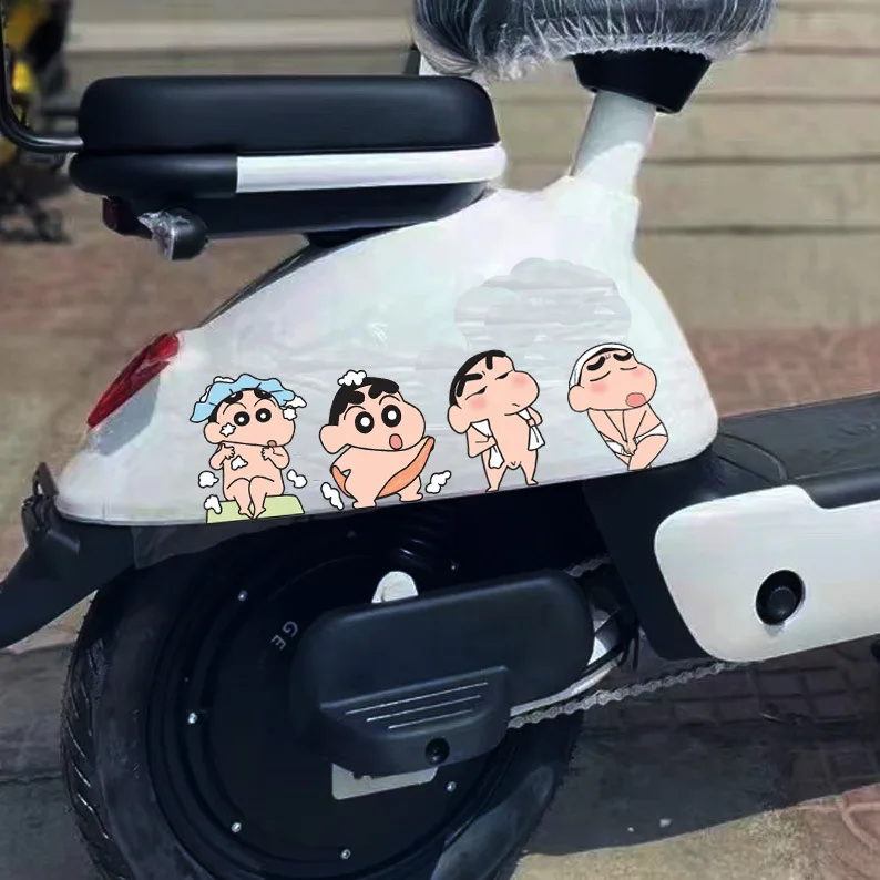 Kawaii карандаш Шин-тян наклейки для ванной комнаты креативные автомобиля