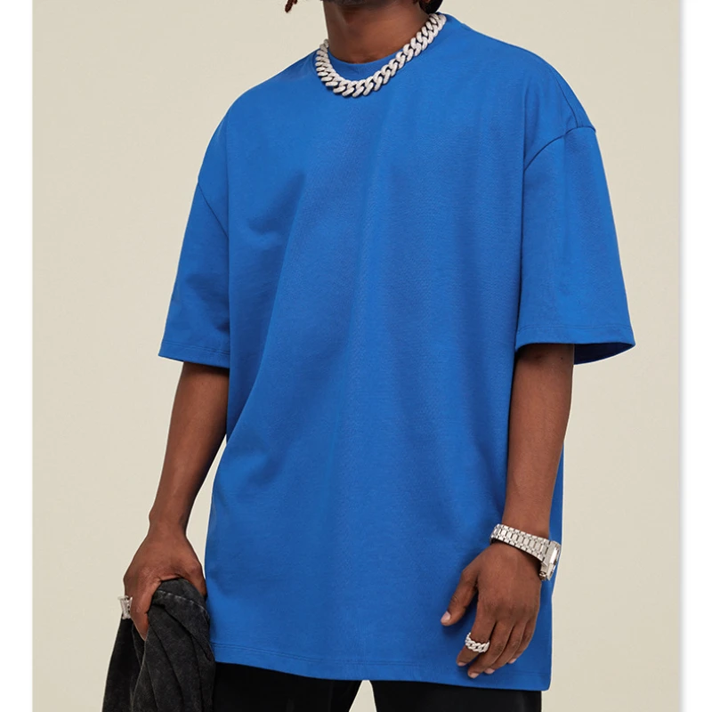 Мужская и женская рубашка с логотипом под заказ тяжелая хлопковая Футболка 425 г