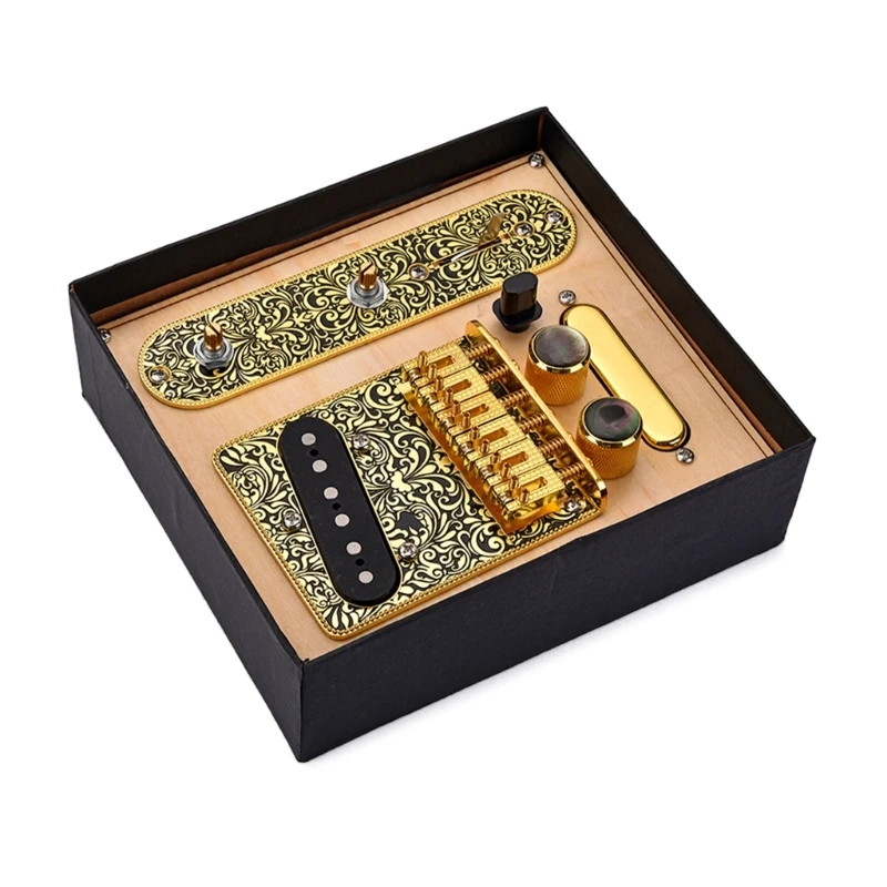 

Детали электрогитары, 3-позиционный переключатель, контрольная пластина, 6-струнные звукосниматели для грифа гитары 448D