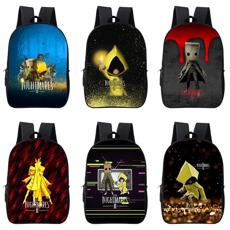 

16Inch 3D Little Nightmares 2 Backpack Children High Quality SchoolBag Teens Rucksack Cartoon Knapsack Unisex Mochila Travelbag