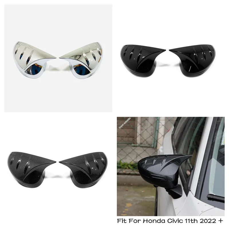 

Для автомобиля Honda Civic 11 поколения 2022 2023 крышки для боковых дверей зеркал заднего вида отделка Фотоэлементы декоративные наклейки