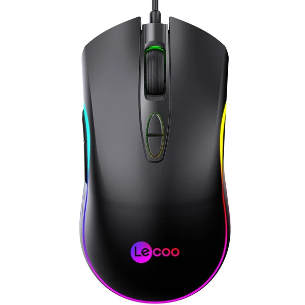 

Мышь игровая Проводная Бесшумная со светодиодной подсветкой, 6400 точек/дюйм