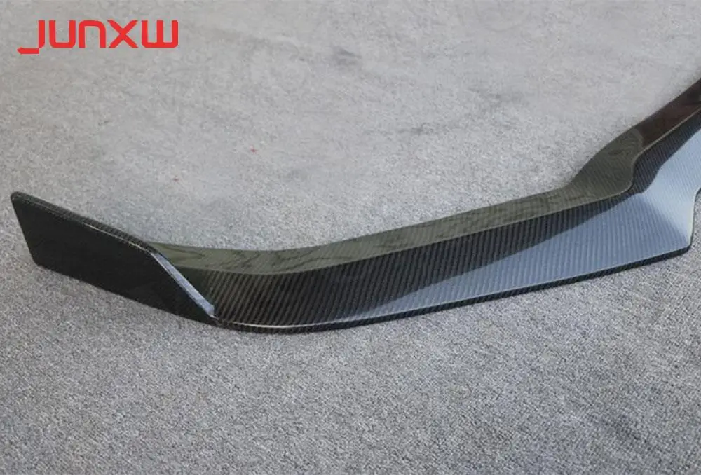 Передний бампер для Ford Mustang 2018-2020 Sedan Coupe, спойлер-разветвитель для автомобильного стайлинга из углеродного волокна
