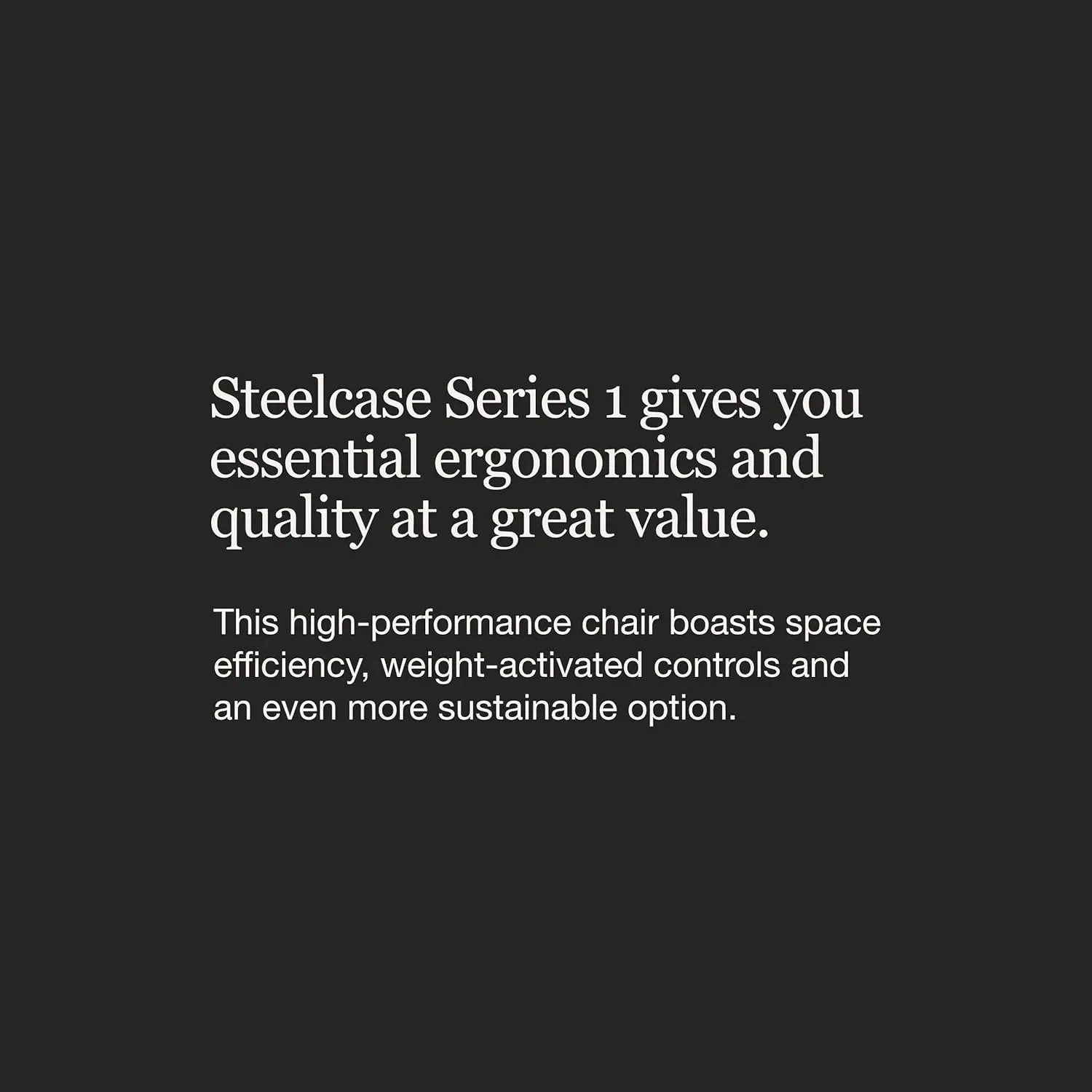 Офисный стул Steelcase Series 1. Эргономичный рабочий с колесами для жесткого пола.