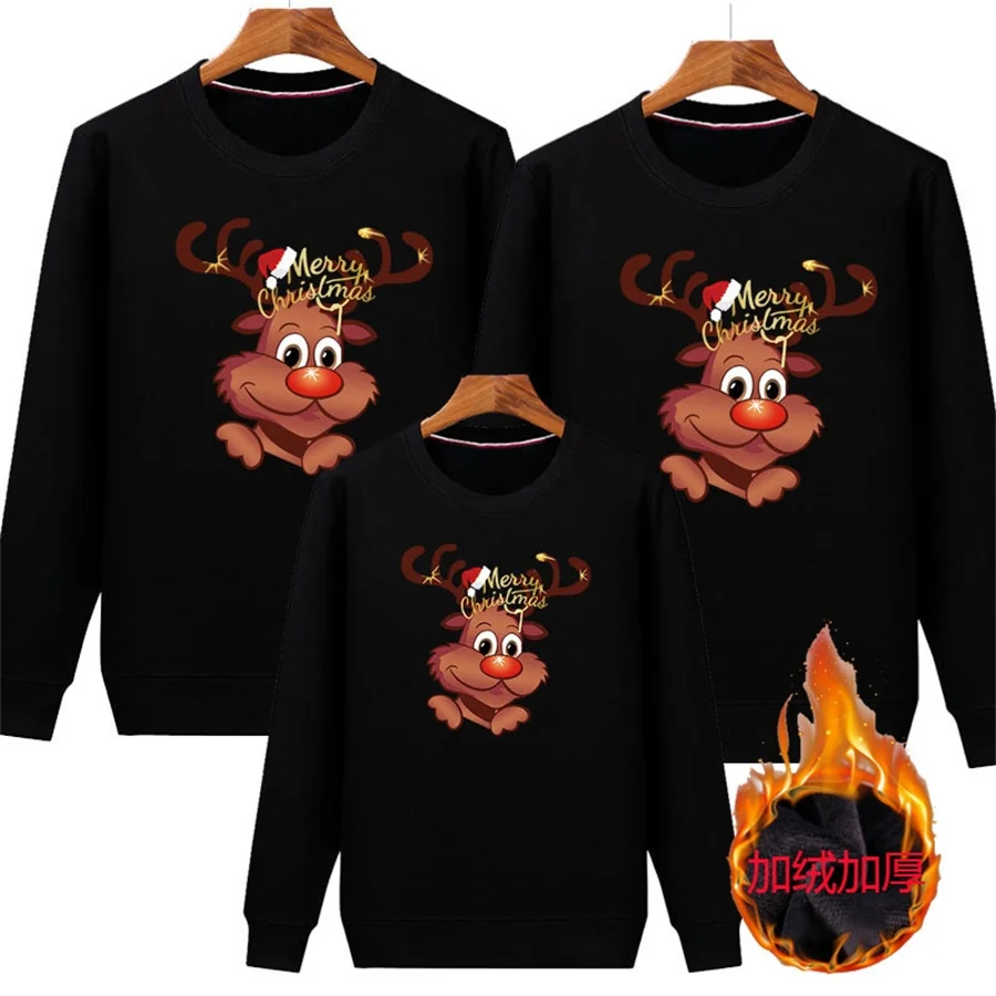 Рождественские Семейные наряды снеговик Джерси Рождественский свитер мама папа