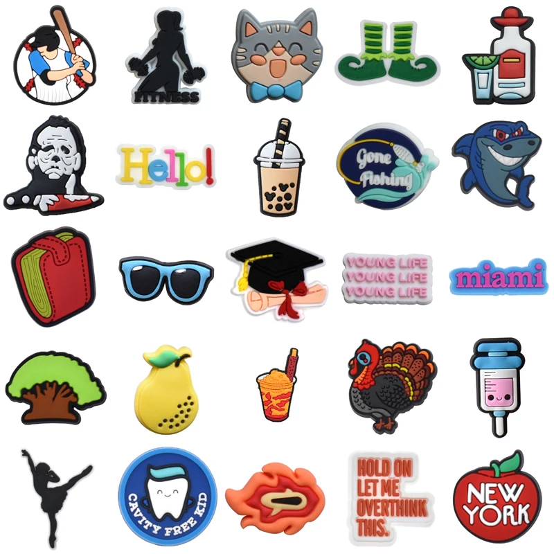 

Булавки для женской обуви, аксессуары, Дизайнерские летние подвески для обуви, подвески для крокса, очаровательные детские рождественские подарки, украшения для джинсов