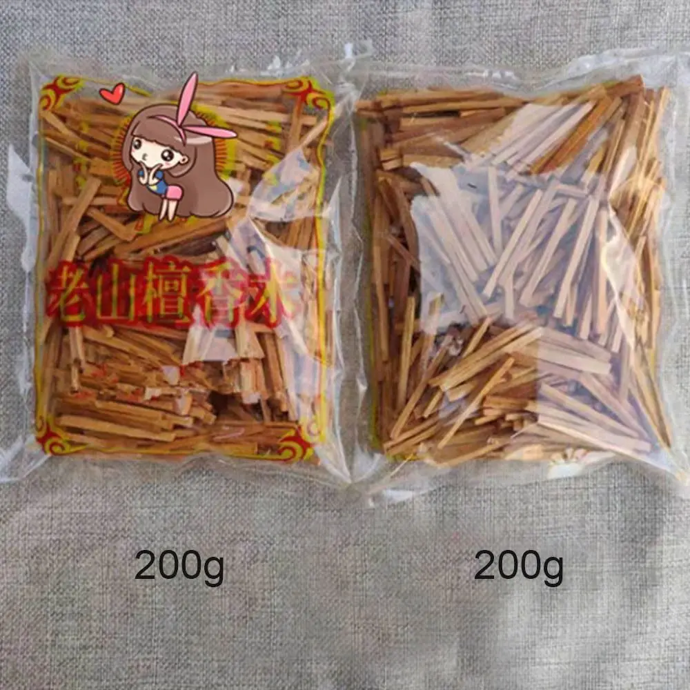 

200g Natural Sandalwood Stick Incense Natural Hand Split Wood Strip Purification Treatment Meditation Stress Relief Aromatherapy