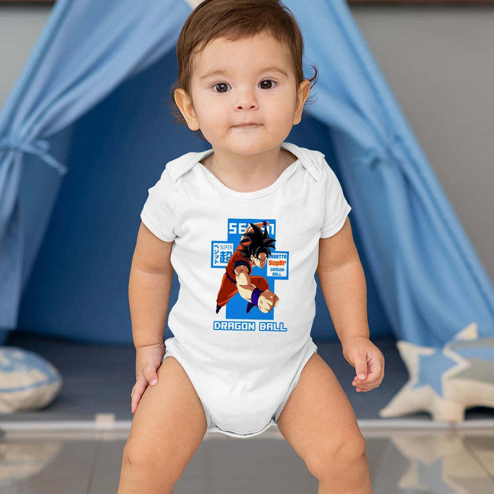 

Newborn Baby Boy Clothes Japanese-style Harajuku Anime Print Infant Onesies Summer Playsuit Comfy Fabric Baby Body Dropship
