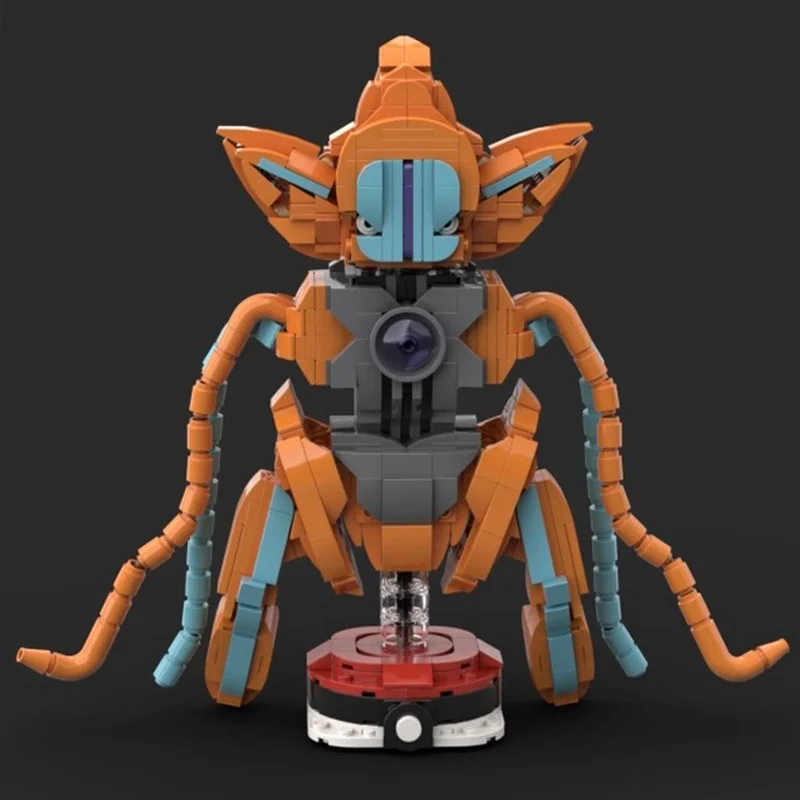 Фото Набор для сборки модели Deoxys Attack Forme (841 деталь), коллекционный, для демонстрации, DIY, строительные блоки, декор для дома, подарок, витрина №1