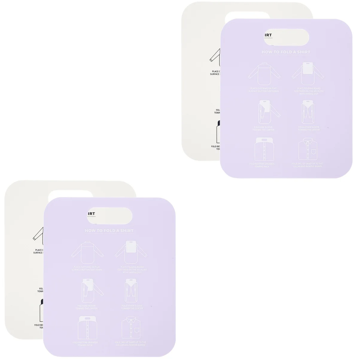 

Folding Board Clothes Folder Shirt Stackinglaundry Boards Tool Cardboard Storage T Pants Pp Lining Convenient Organizer Clothing