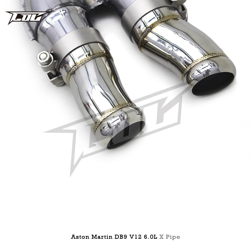 Передняя выхлопная труба COC Racing Car X Tube для Aston Martin DB9 Vantage Zagato Rapide 6 0 V12 из