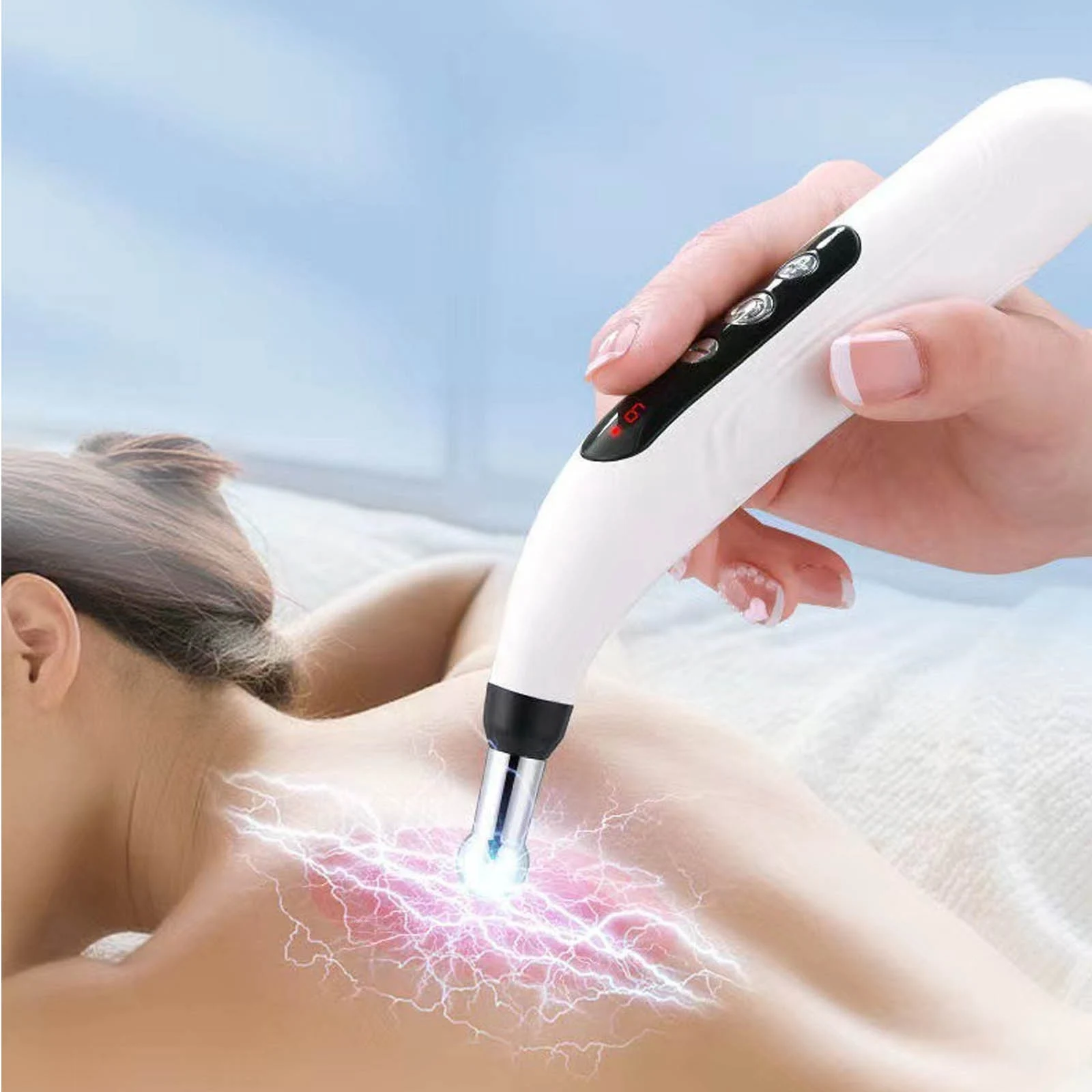 

Electric Acupuncture Pen Pain Relief Therapy Muscle Healing Acupuncture Pen 9 Intensity Deep Tissue Massage Relief Pain Tools