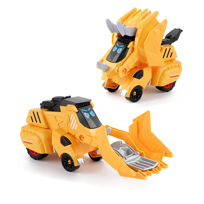 

Deformed Dinosaur Car Novelty Vehicle Four-wheel Pull Back Car Kids Party Favor with Cute Shape