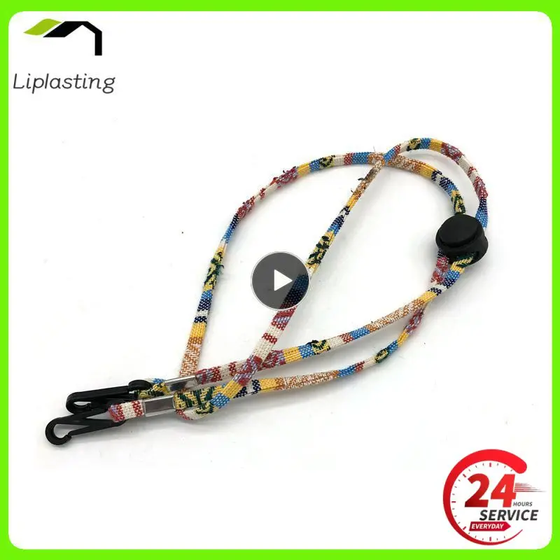 

Neck Holder Adjustable Color Fabric Masks Rope Sport Glasses Neck Strap String Rope Band New Face Mask Hanging Anti-lost Nylon