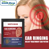 south moon tinnitus stickers treat deafness protect hearing loss patch ear tingle pain relief natural herbal plaster health care