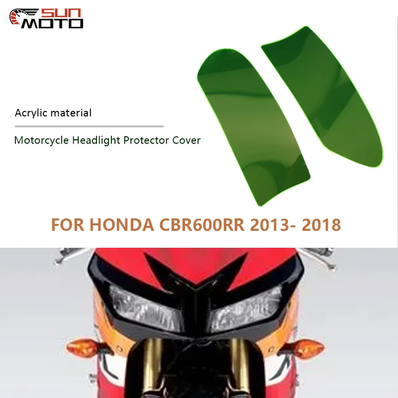 

For HONDA CBR600RR CBR 600RR 2013-2018 Front Headlight Screen Cover Guard Lens Protector