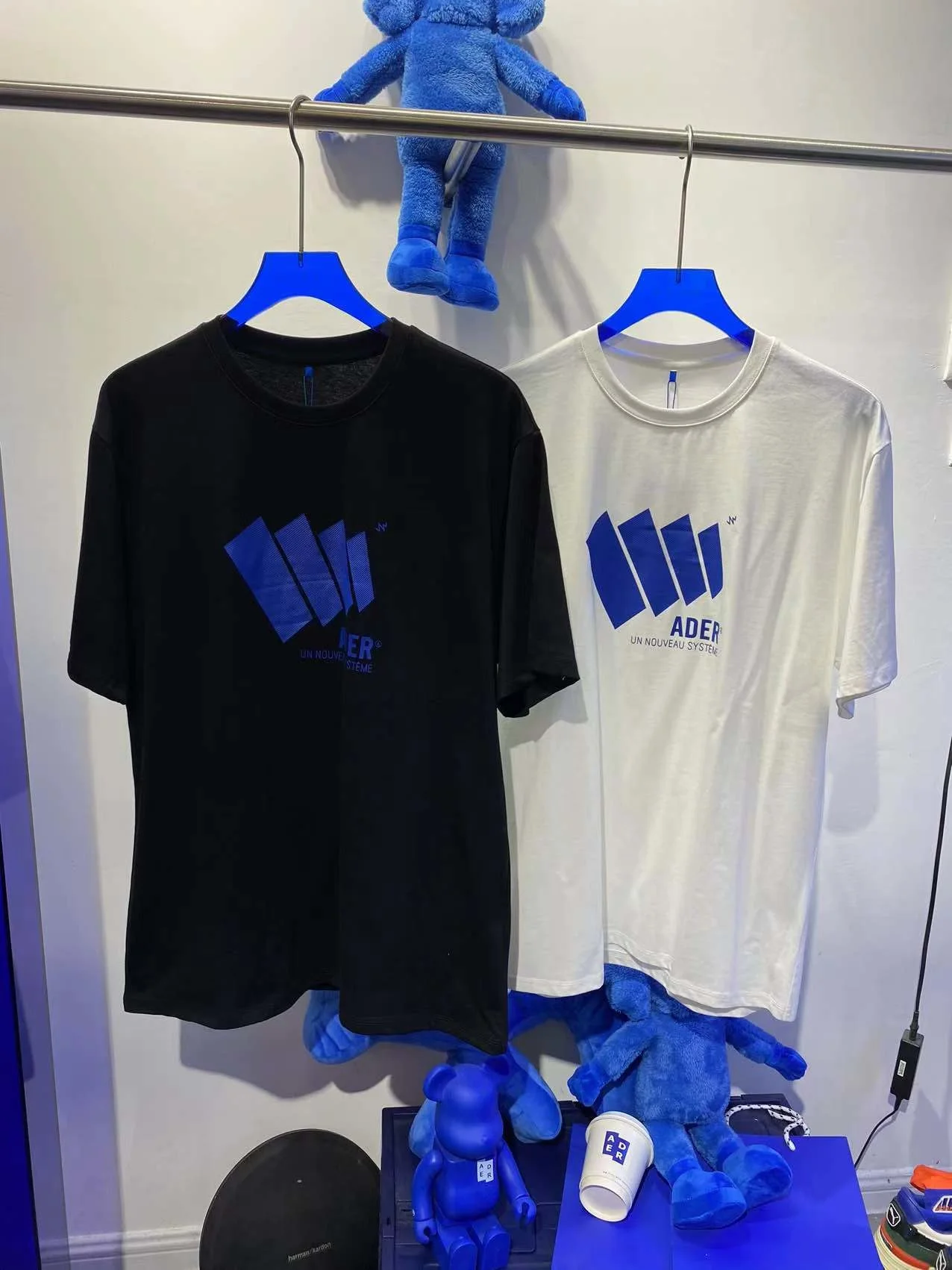 

Oversized Black White Short Sleeve Print Tops Back Needle Mark ADER ERROR T-Shirt Men Women 1:1 High Quality Adererror Tee