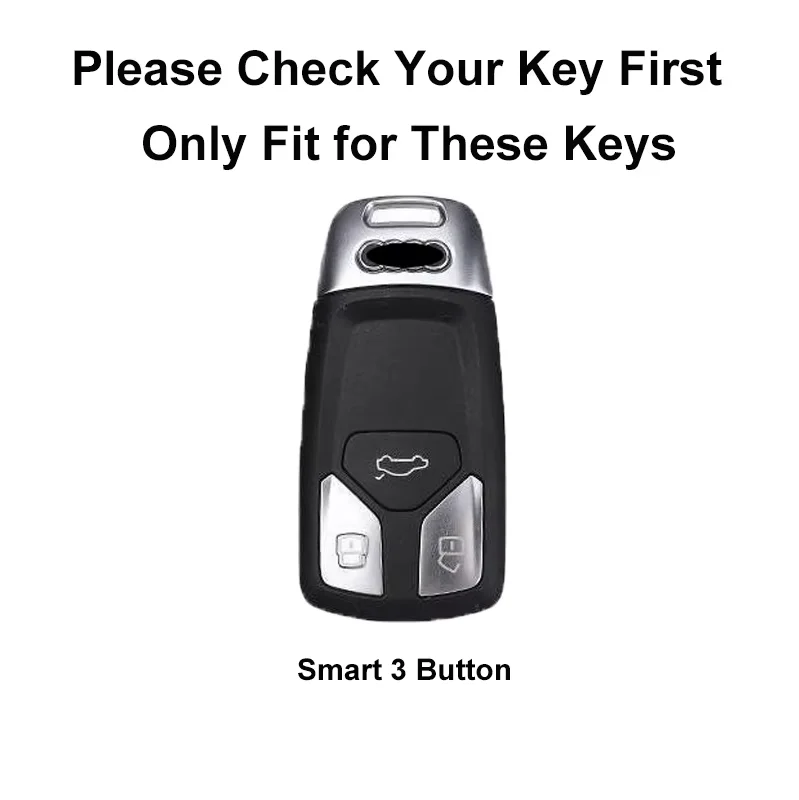 Автомобильный смарт-чехол для дистанционного ключа защитный чехол Audi A4 B9 A5 A6 8S 8W Q5
