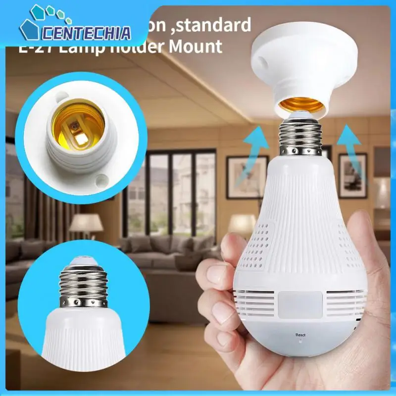 

Fisheye 360 Panoramic Wifi Bulb Camera Baby Monitor Wireless Camera 960p Two-way Bulb Camera Wifi Surveillance Camera Ip Camera
