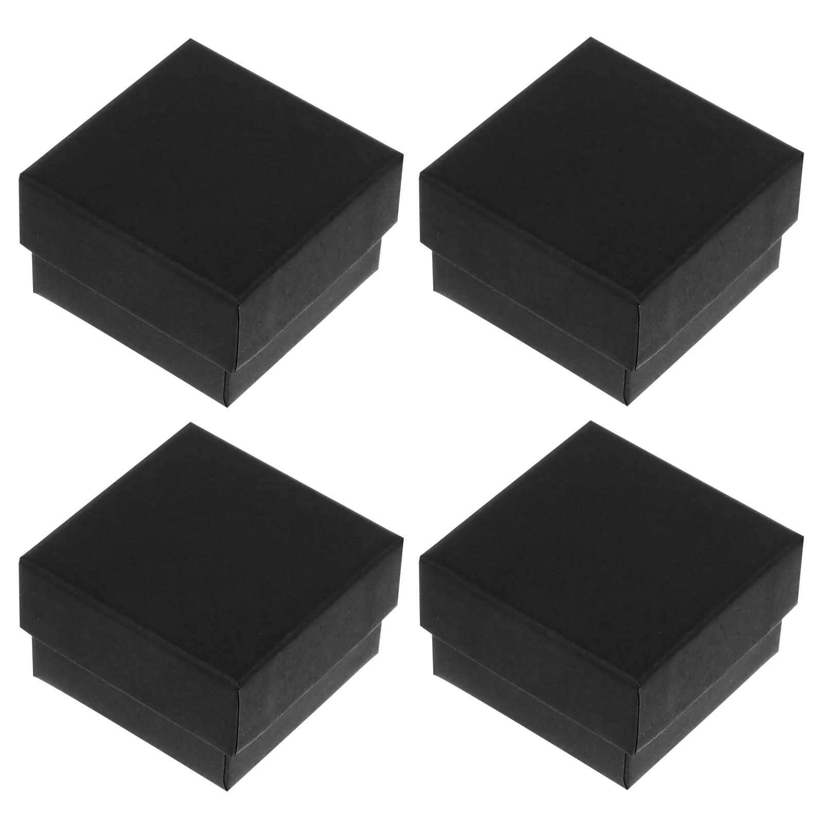 

Box Jewelry Gift Boxes Ring Cardboard Paper Kraft Container Pendant Case Earring Display Packaging Gifts Necklace Birthdays