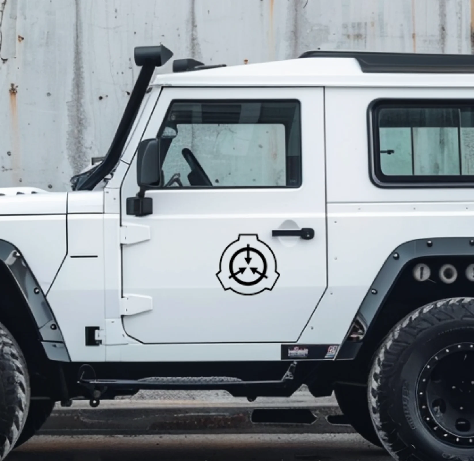 Виниловые водонепроницаемые наклейки на заднее стекло автомобиля AL97