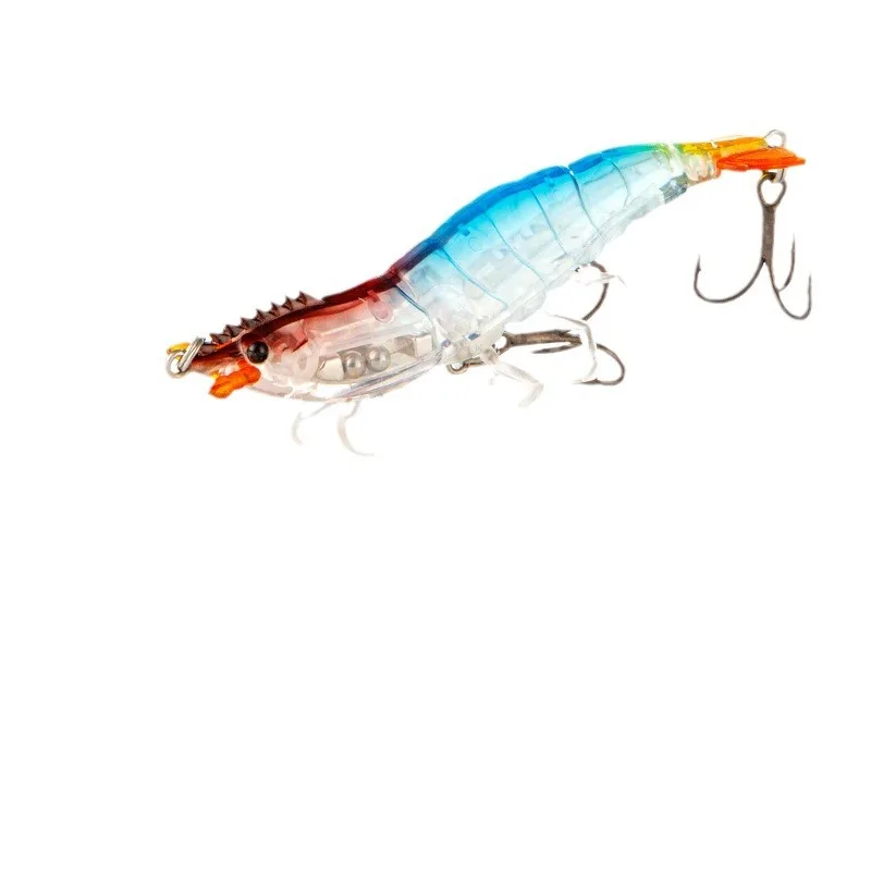 Ilure Jumping Shrimp имитация деревянных креветок приманка для кальмара Luya медленно