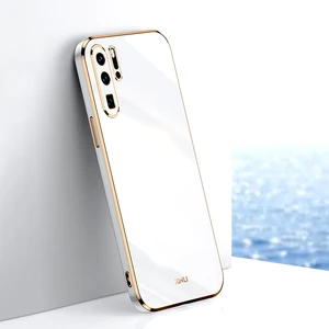 luxury plating silicone case for huawei honor 20 p30 p20 p40 pro nova 5t lite honor20 20pro phone soft tpu bumper full covers on free global shipping