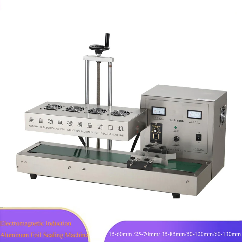 

Aluminum Foil Sealing Machine Electromagnetic Induction Continuous Induction Fast Work Plastic Glass Bottle Cap Sealing Machine