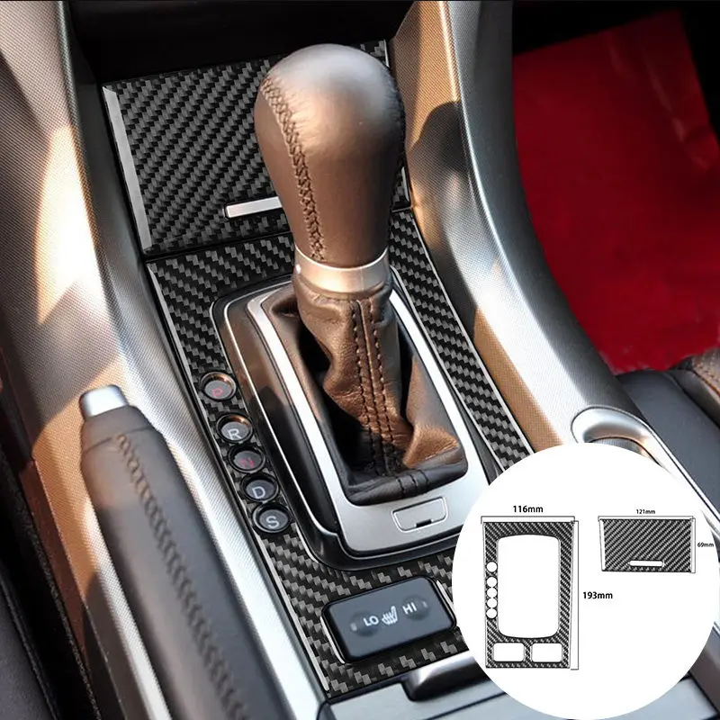 

Для Acura TL 2009-2014 Автомобильная центральная консоль из настоящего углеродного волокна рамка переключения передач отделка наклейка крышка аксессуары для интерьера автомобильный Стайлинг