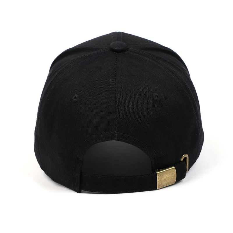 Женская и мужская Кепка с вышитыми надписями Модная хлопковая черная