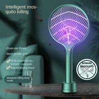 mosquito killer lamp 2in1 mosquito racket electric bug zapper usb rechargeable mosquito swatter trap flies anti mosquito lamp