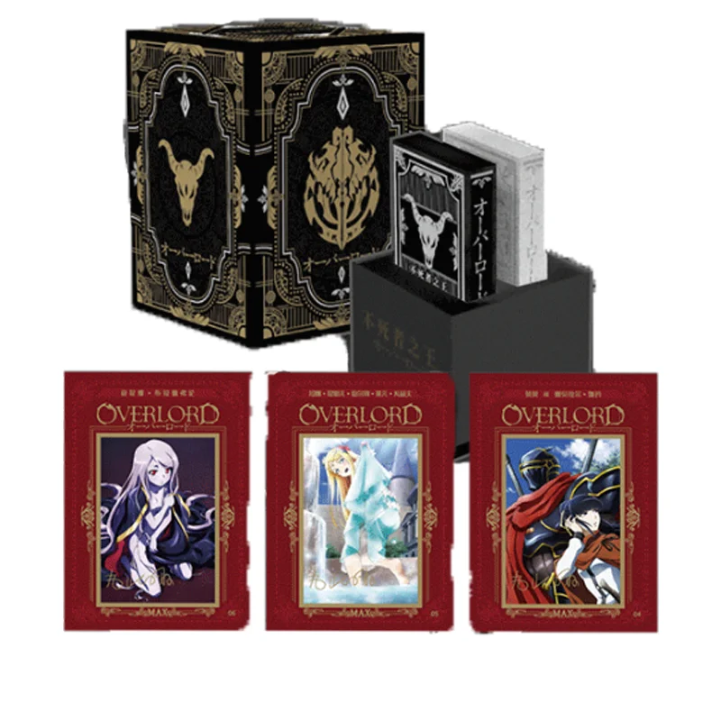 

Anime Overlord Ainz Ooal Gown Albedo Sebas Tian Shalltear Bloodfallen Fantasy Adventure MAX Rare Collection Cards Kid Toys Gifts