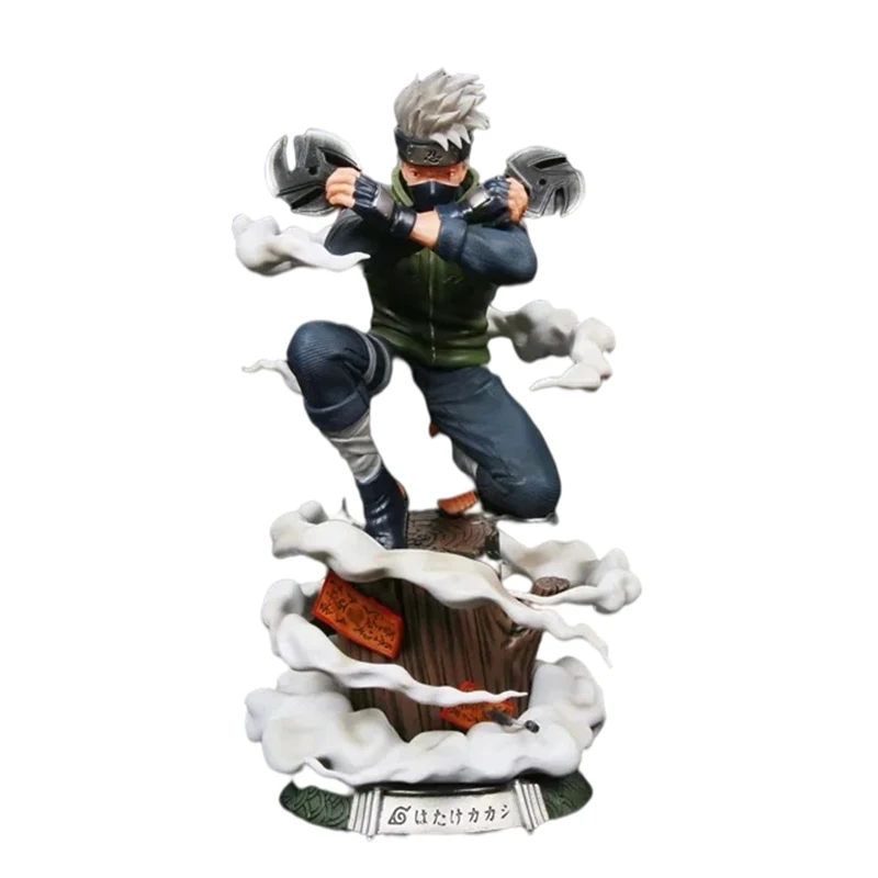 

Naruto Shippuden Anime Figure Model Hatake Kakashi GK 29cm Statue Collectible Toys The Last Uzumaki Naruto Figma Darts Kunai