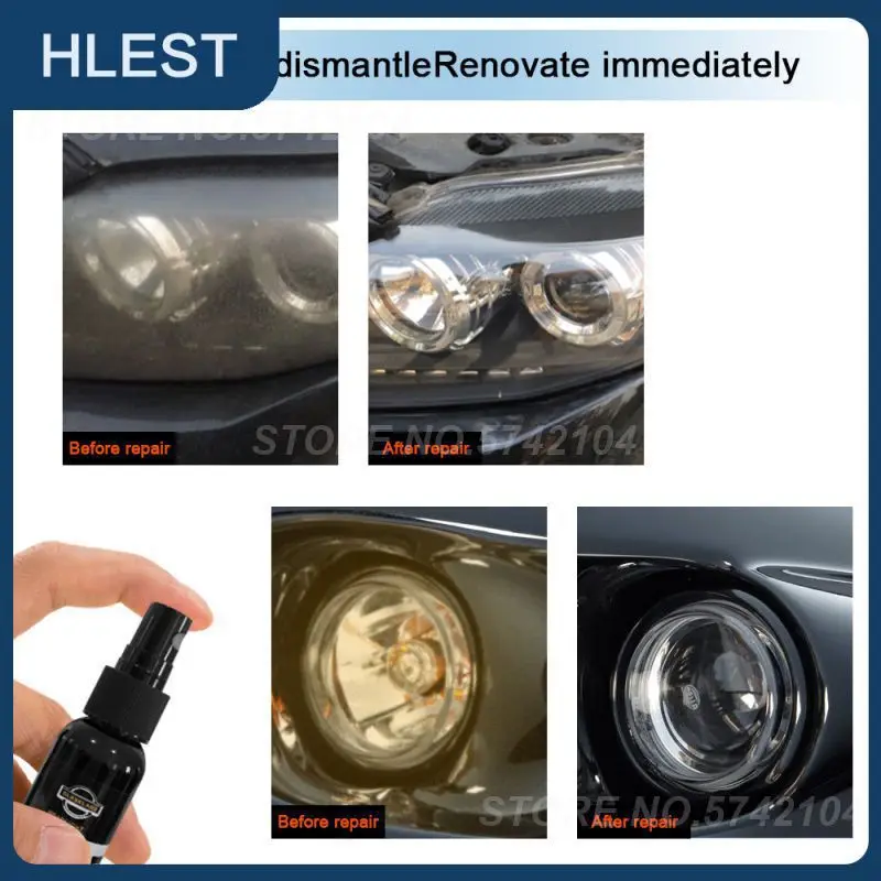 

Universal Headlight Polishing 50ml Portable Car Headlight Repair Durable H5 Headlight Restoration Polish Car Accessories 30ml