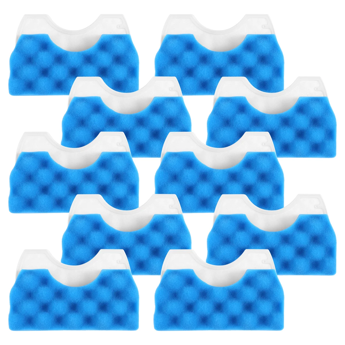 10 комплектов голубой Губчатый Фильтр белый Хлопковый фильтр для печени детали