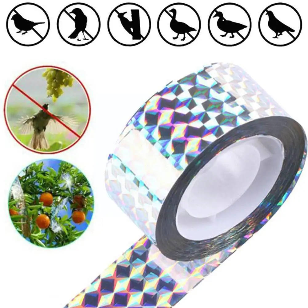 

50/90M Anti Bird Tape Audible Repellent Fox Pigeons Repeller Ribbon Tapes For Pest Control For Garden Fruit Agriculture Sup B9P3