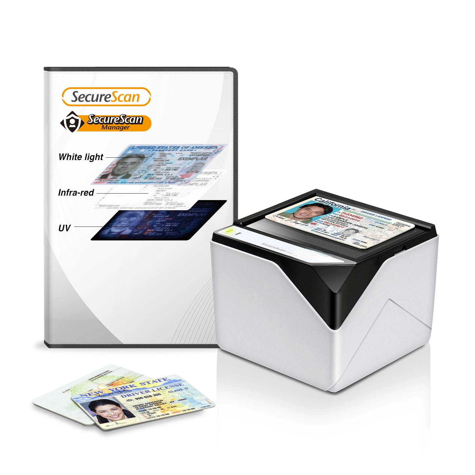

X-Cube Industrial Card reader for Passport ID card - OCR SDK provide Scanner Driver License terminal Kiosk ICAO DOC 9303