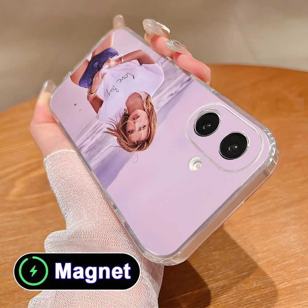 Фото Чехол для телефона Bella Thorne для iPhone 18 17 16 15 14 13 12 11 Air Pro Max Plus Mini, мягкий прозрачный чехол из ТПУ с магнитом №5