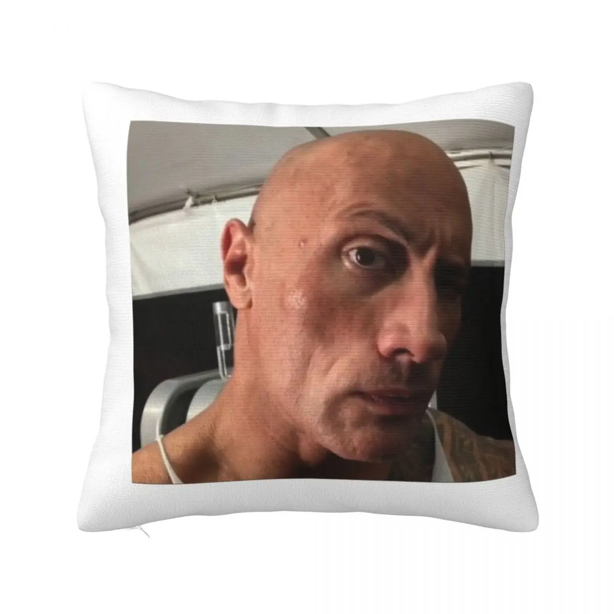 Скала мем с бровью