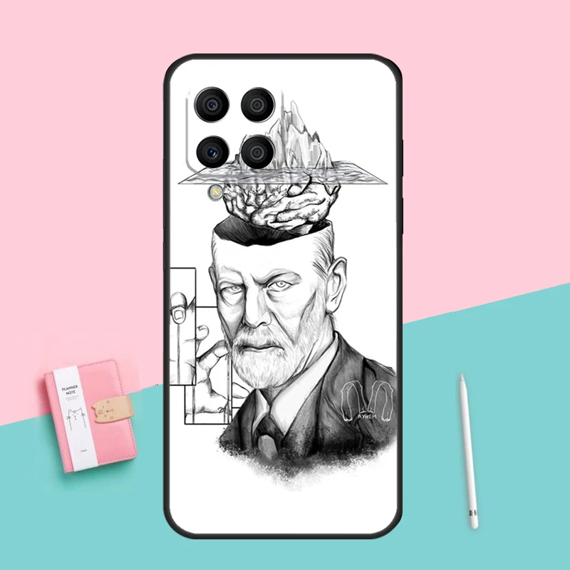 Фото Чехол Sigmund Freud для Samsung Galaxy M32 M52 M31 M16 M11 M21 M13 M33 M35 M53 M55 M15 M14 M34 M54 M12 M06 №3