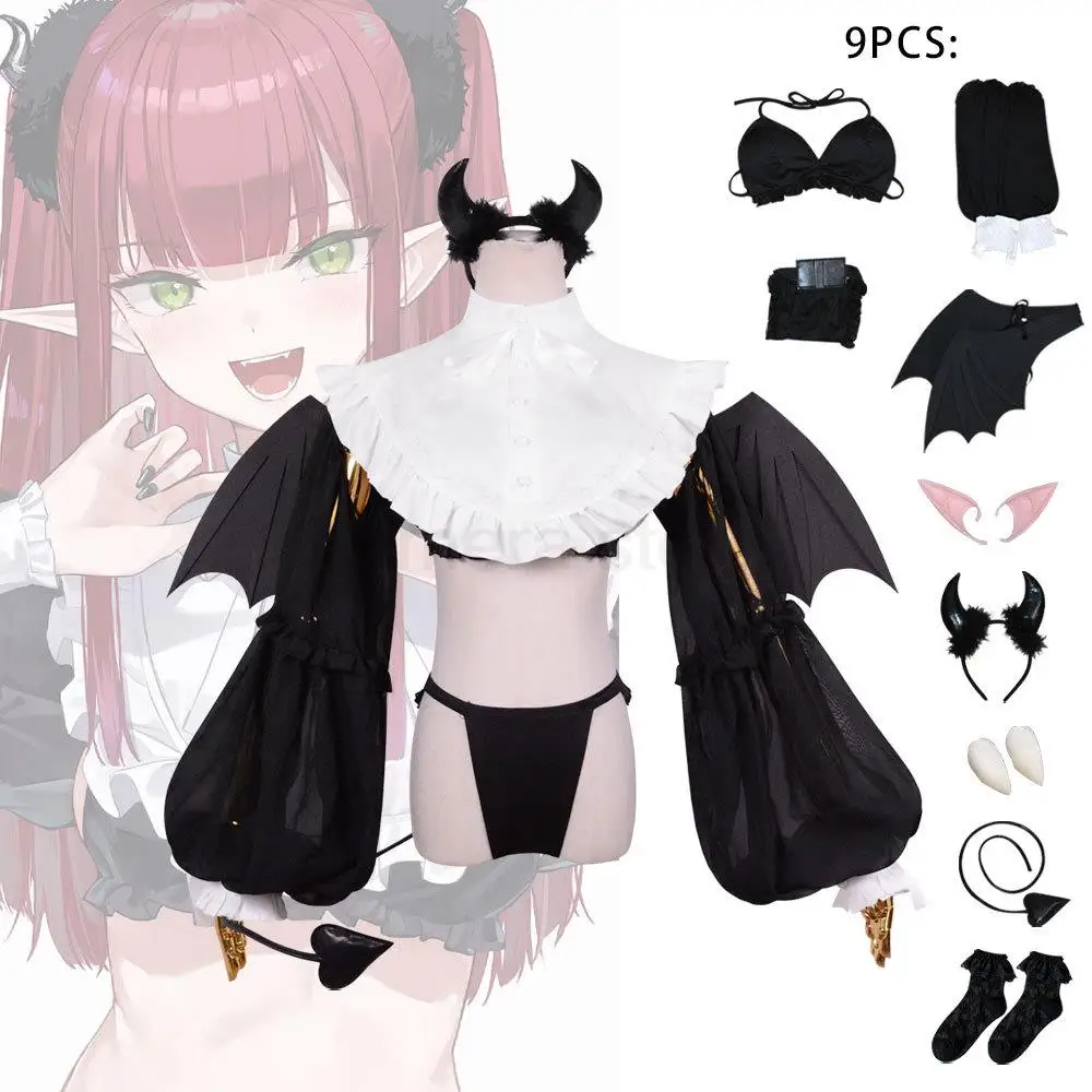 

Anime Rizu Kyun Cosplay Costume My Dress Up Darling Cosplay Kitagawa Marin Bikini Cosplay Costume Kuroe Shizuku Wig