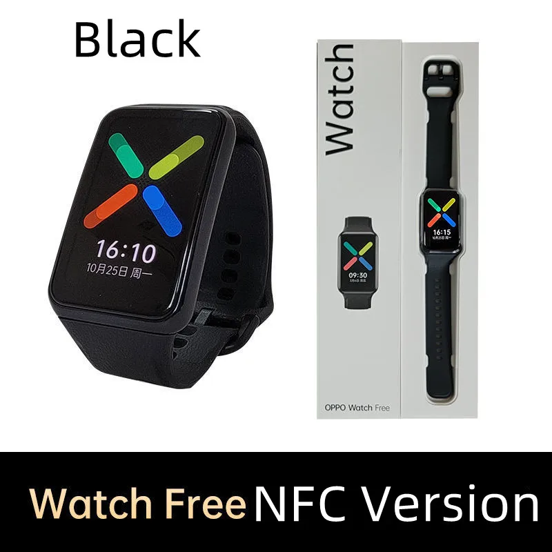 

Original OPPO Watch Free NFC Watch 1.64-inch AMOLED Display 230 MAh Battery 5ATM Water Resistance BLE 5.0 For Andriod IOS