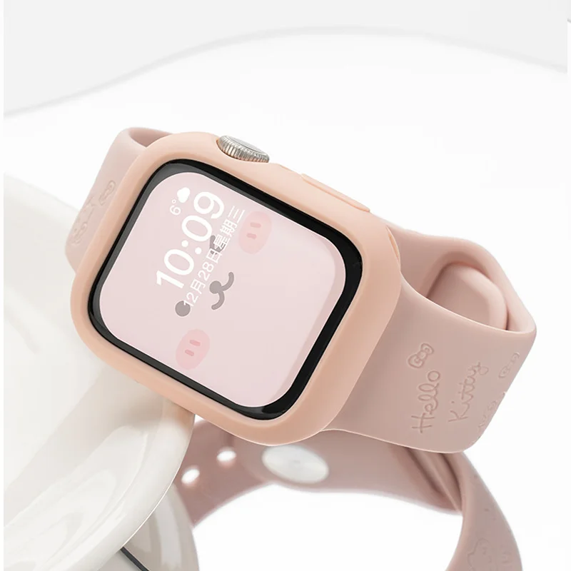 Фото Силиконовый чехол для Apple Watch 11, 46 мм, 42/40/44/41/45 мм, аксессуары, защитный бампер, чехол из ТПУ, iwatch Series 10, 9, 8, 7, 6, 5, 4, 3, SE №2