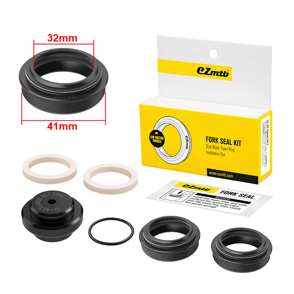 

Bicycle Fork Dust Seal 30-40mm For FOX/ROCKSHOX/MANITOU/SR SUNTOUR With Tool Bike Front Fork Oil Seal Kit Shock Absorber Seal
