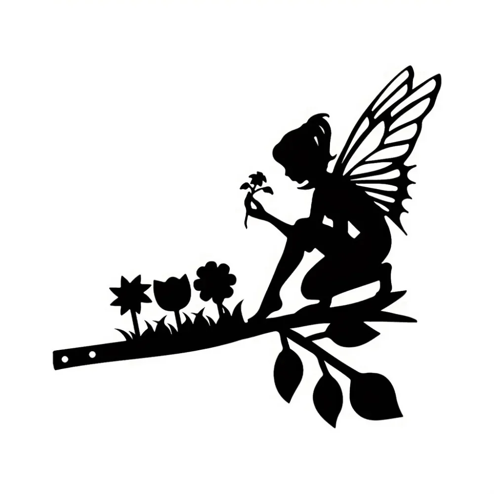 Декоративное настенное украшение Фея на ветке 2024