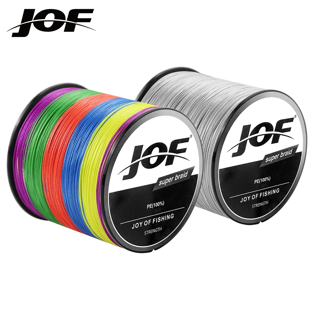 Фото Плетеная леска JOF X8 X4 300 м, 18 ~ 88 фунтов, мультифиламентная японская полиэтиленовая леска для окуня, щуки, карпа, аксессуары для рыбалки №1
